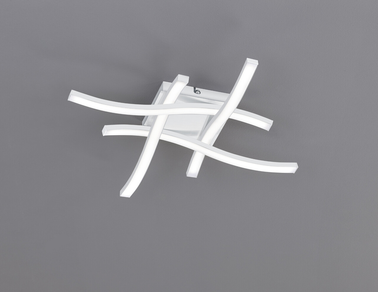 Plafoniera Route, RL, 46x46x7 cm, 5W, 4x SMD, metal, alb mat - imagine 4